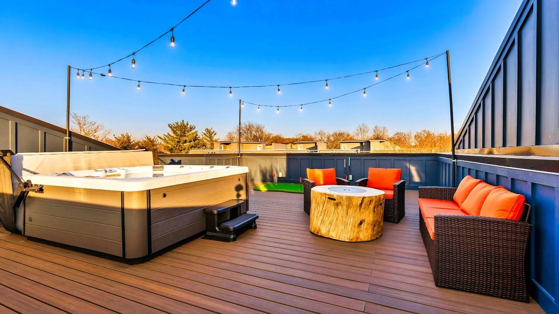 Nyaraló Rooftop Hot Tub Game Room Barrel Sauna Nashville Amerikai Egyesült Államok